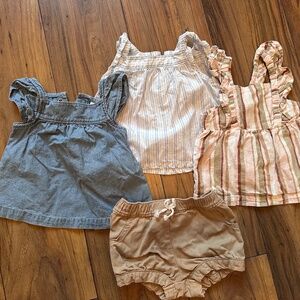 3 months tank tops and short